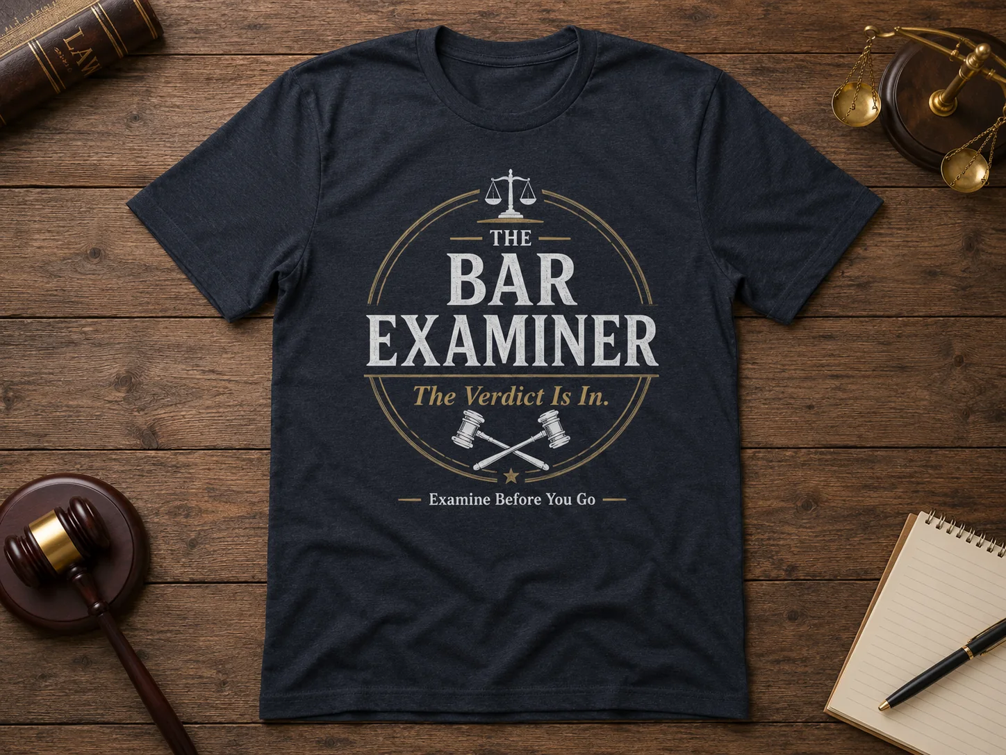 The Bar Examiner concept shirt
